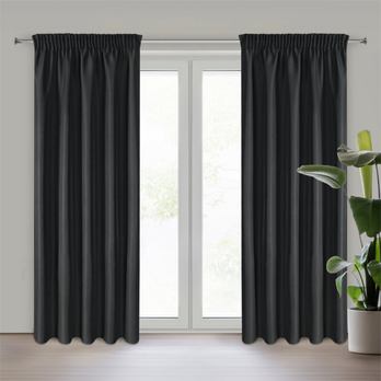 Záves RITA 3 čierna, 140x270 cm 2