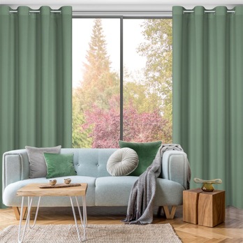 Záves RITA tmavá mätová 3