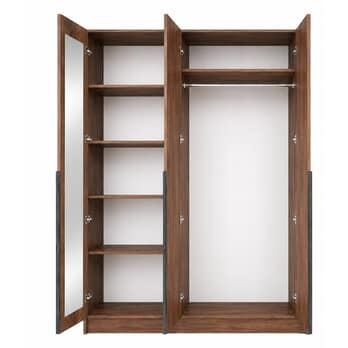 Šatníková skriňa RIVA 150 dub catania, výška 245 cm 2