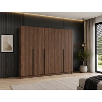 Šatníková skriňa RIVA 250 dub catania, výška 245 cm 1