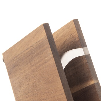 Stojan na servítky RIVER akácia/živica 3