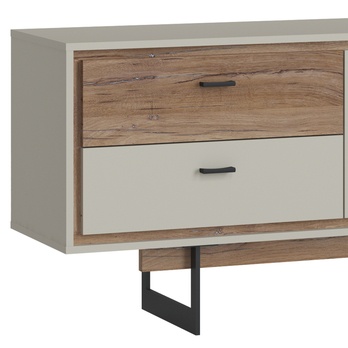 TV stolík RIVERO RIVF02 sivá/dub tmavý 3