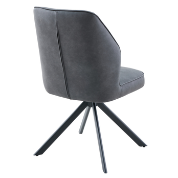 Jedálenská stolička RIZZIA antracitová 3