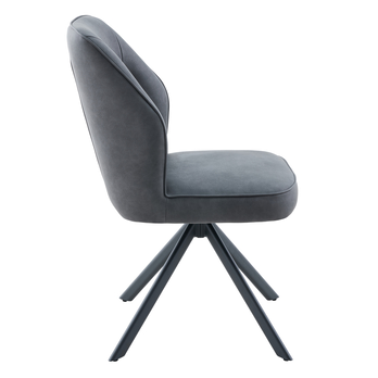 Jedálenská stolička RIZZIA antracitová 4