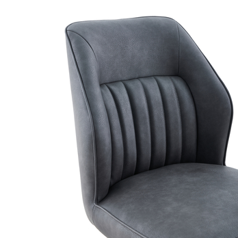 Jedálenská stolička RIZZIA antracitová 5