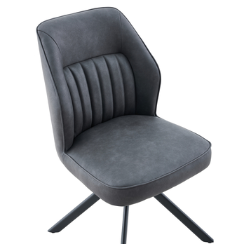 Jedálenská stolička RIZZIA antracitová 7