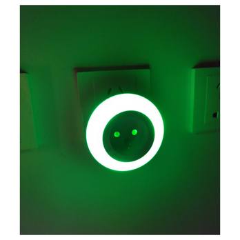 Nočná lampa do zásuvky RNL 101 biela 2