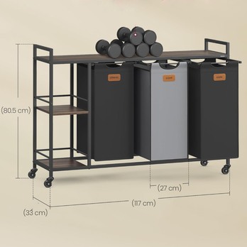 Kôš na bielizeň ROBUST 2 čierna 5