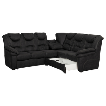 Sedacia súprava ROCCA II pravá, čierna 2