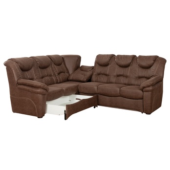 Sedacia súprava ROCCA II ľavá, hnedá 2