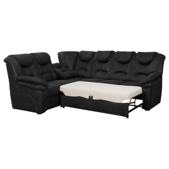 Sedacia súprava ROCCA II ľavá, čierna 1