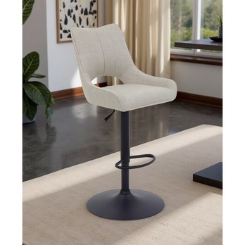 Barová stolička ROCKPORT béžová/čierna 1