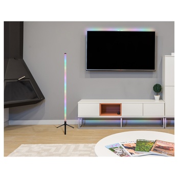 Stojacia lampa ROCKY biela/čierna 2
