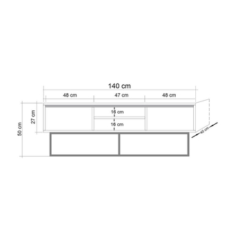 TV komoda RODEZ orech 5