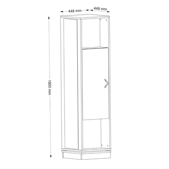 Predsieňová zostava ROLL orech 8