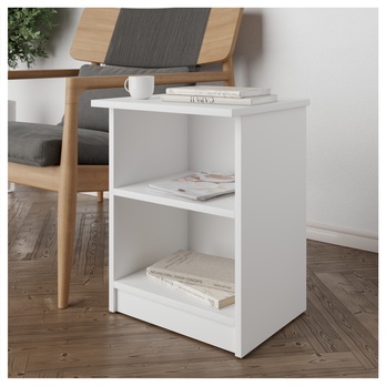 Prístavný stolík ROMEO biela 1