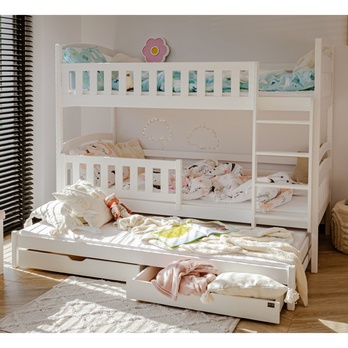 Poschodová posteľ ROMERIA biela, 80x180 cm 4