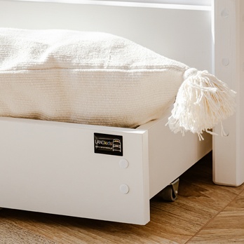 Poschodová posteľ ROMERIA biela, 80x180 cm 9