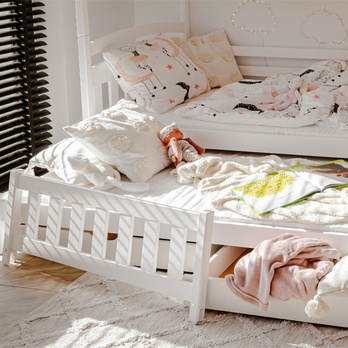 Poschodová posteľ ROMERIA biela, 80x180 cm 13