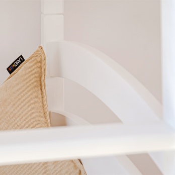 Poschodová posteľ ROMERIA biela, 80x180 cm 14