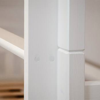 Poschodová posteľ ROMERIA biela, 80x180 cm 18