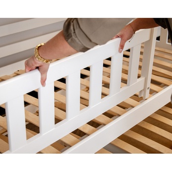 Poschodová posteľ ROMERIA biela, 80x180 cm 23