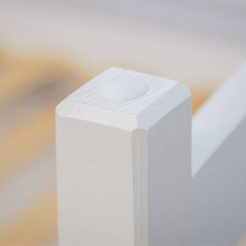 Poschodová posteľ ROMERIA biela, 80x180 cm 25