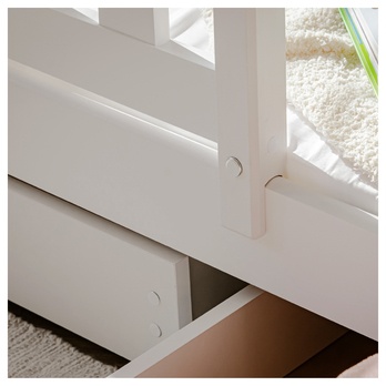 Poschodová posteľ ROMERIA biela, 80x190 cm 9