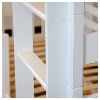 Poschodová posteľ ROMERIA biela, 80x190 cm 16