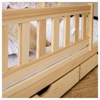Poschodová posteľ ROMERIA borovica, 80x190 cm 13