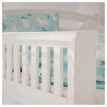 Poschodová posteľ ROMERIA biela, 80x200 cm 8