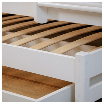 Poschodová posteľ ROMERIA biela, 80x200 cm 13