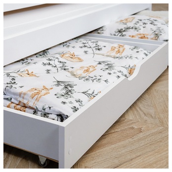 Poschodová posteľ ROMERIA biela, 80x200 cm 22