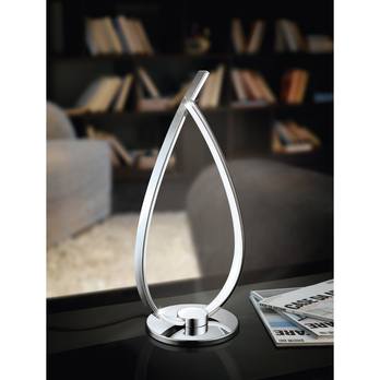 Stolná lampa RONCADE strieborná 1