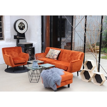 Sada 3 ks prístavných stolíkov RONCHA modrá 4