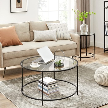 Konferenčný stolík ROND čierna 1