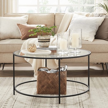 Konferenčný stolík ROND čierna 2