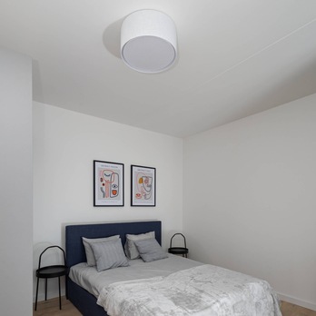 Stropné svietidlo RONDO biela, priemer 30 cm 1