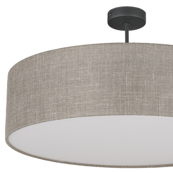 Stropné svietidlo RONDO sivohnedá/čierna/biela, priemer 60 cm 2