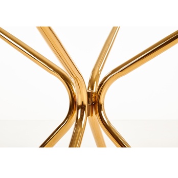 Jedálenský stôl RONDO zlatá 2