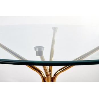 Jedálenský stôl RONDO zlatá 3