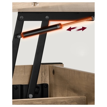 Konferenčný stolík ROOM svetlohnedá 2