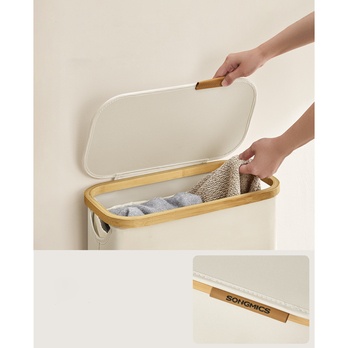 Kôš na bielizeň ROOTS 3 krémová 3