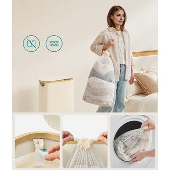 Kôš na bielizeň ROOTS 3 krémová 4