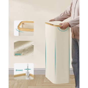 Kôš na bielizeň ROOTS 3 krémová 5