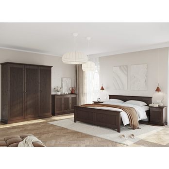 Posteľ ROSE tabaková hnedá, 160x200 cm 2