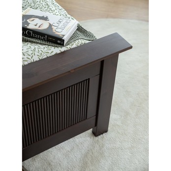 Posteľ ROSE tabaková hnedá, 160x200 cm 6