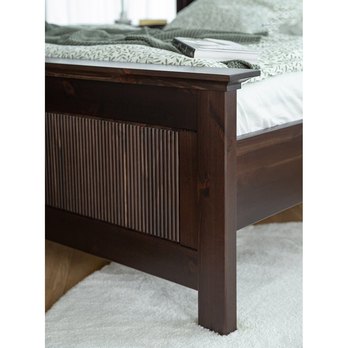 Posteľ ROSE tabaková hnedá, 160x200 cm 7