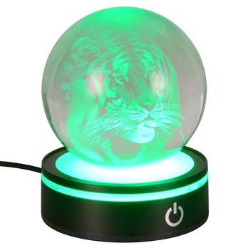 Stolná lampa ROSEBUD 3 čierna/priehľadná 1