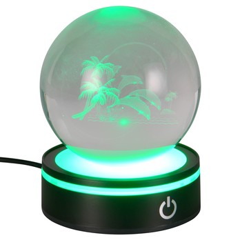 Stolná lampa  ROSEBUD čierna/priehľadná 2